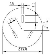 Cabo de Alimentação da China - AC-CM404A