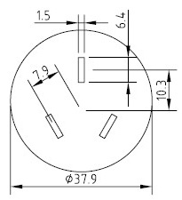 Çin Güç Kablosu - AC-CM404A