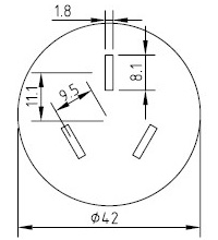 電源線插頭 - AC-CM405A