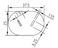 Cable de alimentación de Argentina - AC-CM406