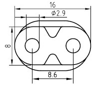 전원선 플러그 - AC-CM503B