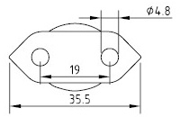 Cable de alimentación de Brasil
