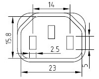 Cable de alimentación IEC