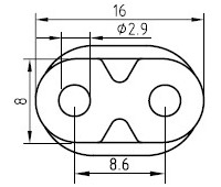電源ケーブルプラグ