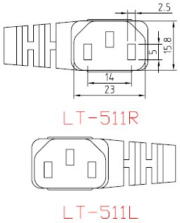 Cable de alimentación IEC