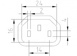 Cable de alimentación IEC