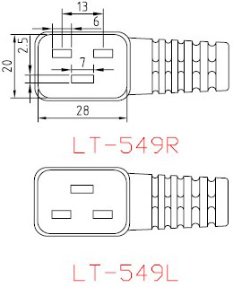 Cable de alimentación IEC