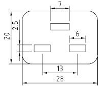 Cabo de Alimentação dos EUA - AC-CM549