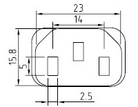 Cable de Alimentación de Rusia