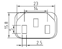 Cordon d'alimentation de Chine - AC-CM501