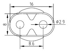 Cavo di Alimentazione di Taiwan