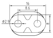 Cavo di Alimentazione di Taiwan