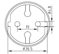 Cable de alimentación de Europa