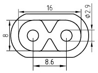 Cable de Alimentación de Japón - AC-CM503