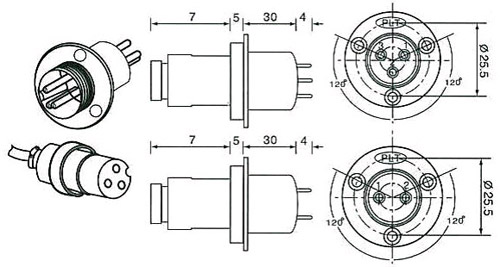 Sakelar Kaki ON/OFF untuk Daya