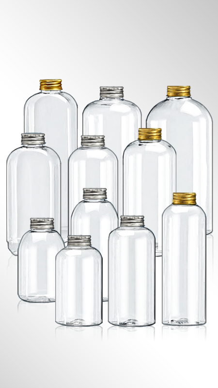 Bottiglie serie PET da 32 mm - Bottiglie serie rotonde PET da 32 mm