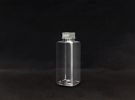 PET 38mm 523ml dicke kubische Flaschen (66-504) - 523 ml dicke kubische PET-Flasche für die Verpackung von kühlen Getränken mit Zertifizierung FSSC, HACCP, ISO22000, IMS, BV