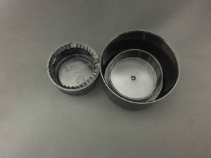 38mm Tamper Evident Cap + OuterRegular Cap