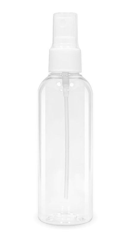 Pulverizatoare de dezinfectant de mâini PET de 100 ml (20-410-100-Limitat) - Sticlă de pulverizator de ceață PET de 100 ml de tip 20/410