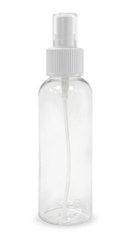 Pulverizatoare de ceață pentru dezinfectant de mâini PET de 100 ml (24-410-100-Limited) - Sticlă pulverizatoare de ceață PET de 100 ml, tip 24/410