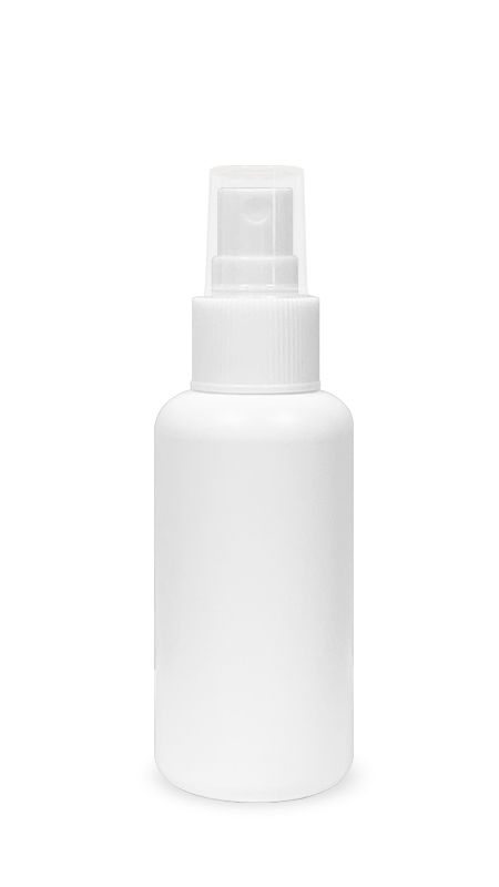 Rociadores de desinfectante de manos HDPE de 100 ml (HDPE-S-100) - Botella de tipo bala de 100 ml con rociador de HDPE