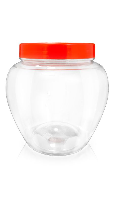 Botol PET Bentuk Pot 1200ml (C1190) - 1200 ml PET Bentuk Pot