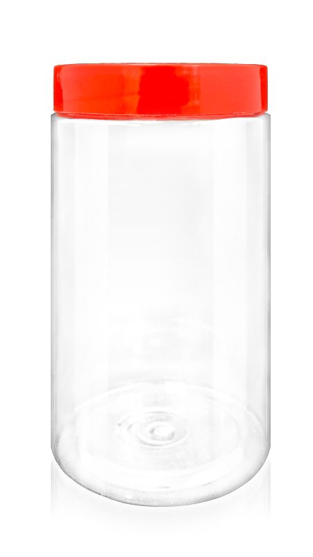 Botol Bulat PET 1750ml (A1015) - Botol Kue PET 1750 ml dengan Sertifikasi FSSC, HACCP, ISO22000, IMS, BV