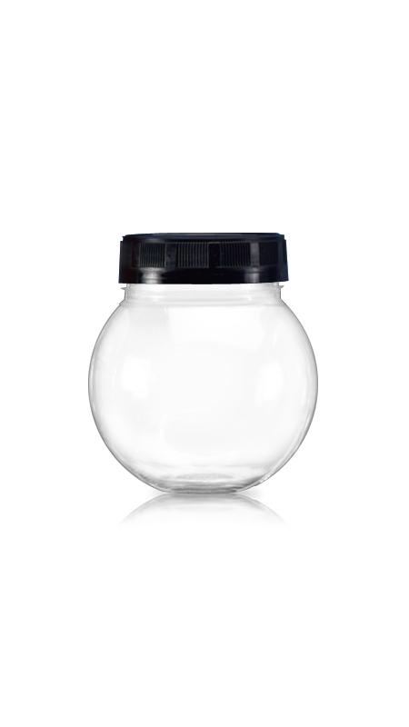 Sticle PET în formă de minge de 350 ml cu gât de 63 mm (B325) - Sticlă PET în formă de minge de 350 ml cu certificare FSSC, HACCP, ISO22000, IMS, BV