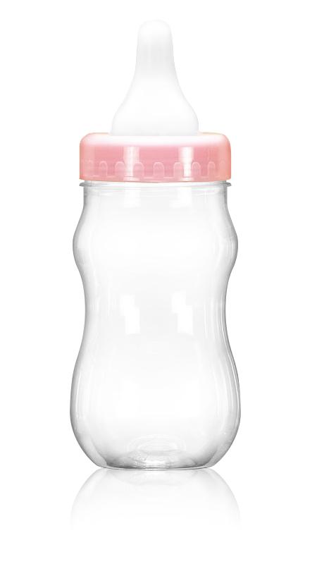 Słoiki w kształcie butelki dla niemowląt PET 89mm 1100ml (D1008)