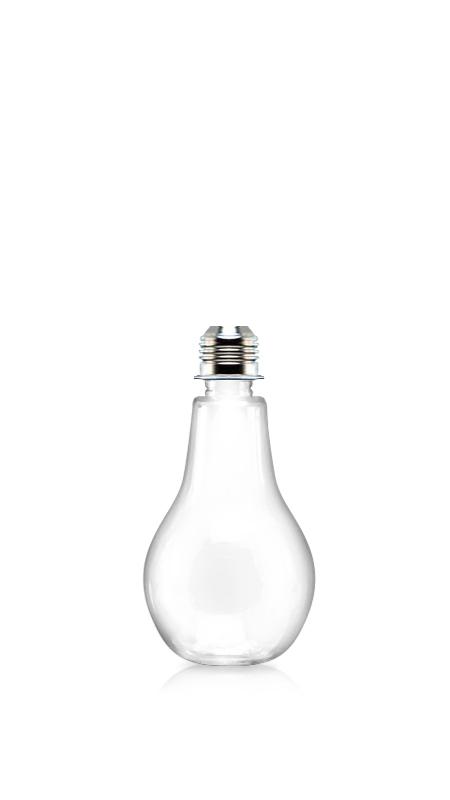 PET 28mm 310ml Light Bulb Shape Bottle (LB300) - 310 ml Light Bulb Shape PET bottle for cool beverages packaging with Certification FSSC, HACCP, ISO22000, IMS, BV