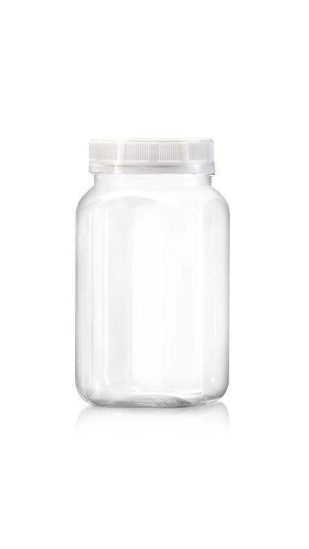 PET 63mm 500ml Octagonal Jars (B508)