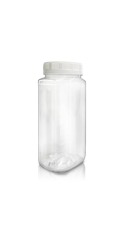 PET 63mm 536ml Hexagonal Jars (B536) - 536 ml PET Octagonal Jar with Certification FSSC, HACCP, ISO22000, IMS, BV