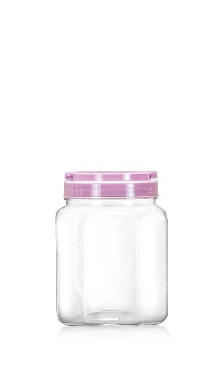 PET 89mm 1100ml Octagonal Jars (D1258) - 1100 ml PET Octagonal Jar with Certification FSSC, HACCP, ISO22000, IMS, BV
