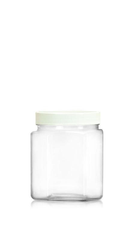 Botol PET Oktagonal 900ml (D858) - Botol PET Oktagonal 900 ml dengan Sertifikasi FSSC, HACCP, ISO22000, IMS, BV