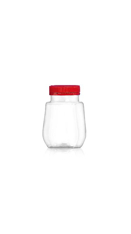 PET 53mm 310ml Octagonal Jars (F308)