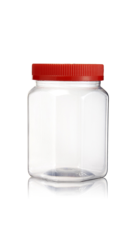 PET 70mm 500ml Weithalsgläser (PET120) - 500 ml PET Oktagonales Glas mit Zertifizierung FSSC, HACCP, ISO22000, IMS, BV