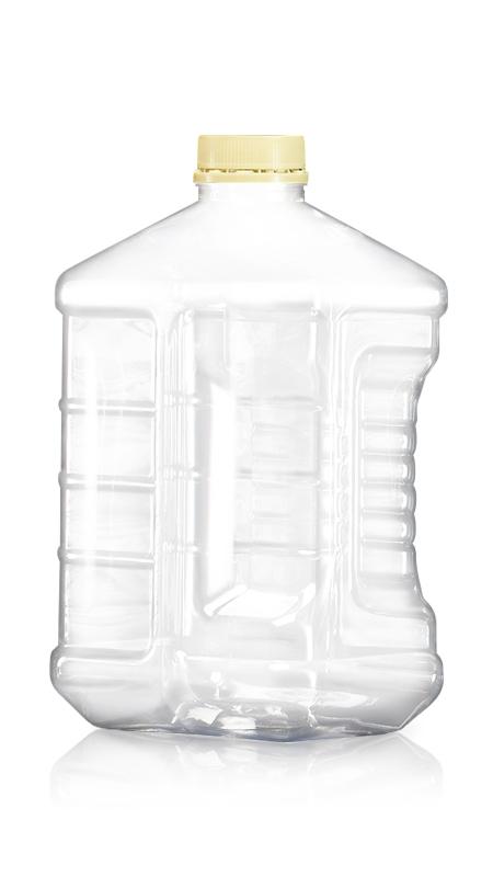 Sticle PET dreptunghiulare de 2500 ml (W2500) - Sticle din plastic PET dreptunghiulare W2500