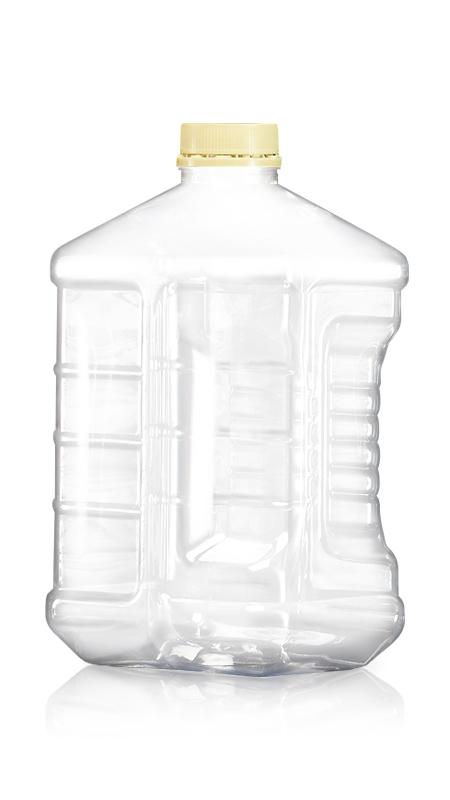 Garrafas retangulares de PET de 2500ml (W2500) - Garrafas retangulares de plástico PET W2500