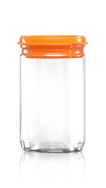 PET 630ml Easy Open Can with Plastic Lid (307-800P)