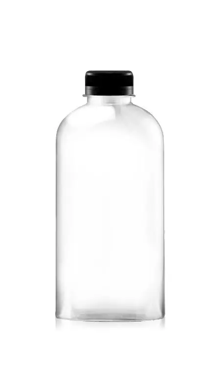 Bouteilles de boisson PET 38mm 1000ml (38-86-1000) - Bouteille PET de style ovale de 1020 ml pour l'emballage de boissons fraîches avec certification FSSC, HACCP, ISO22000, IMS, BV