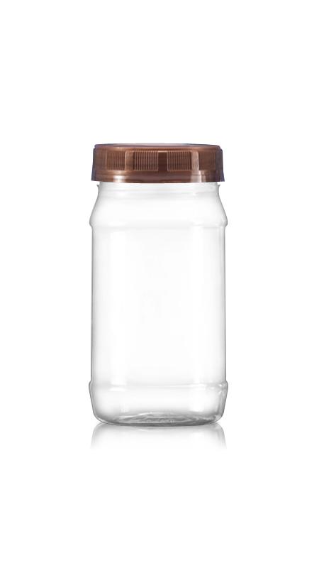 PET 63mm 400ml Round medium jars (B400) - 400 ml PET Round Jar with Certification FSSC, HACCP, ISO22000, IMS, BV