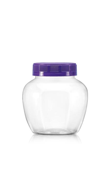 PET 63mm 450ml Borcane rotunde medii (B460)