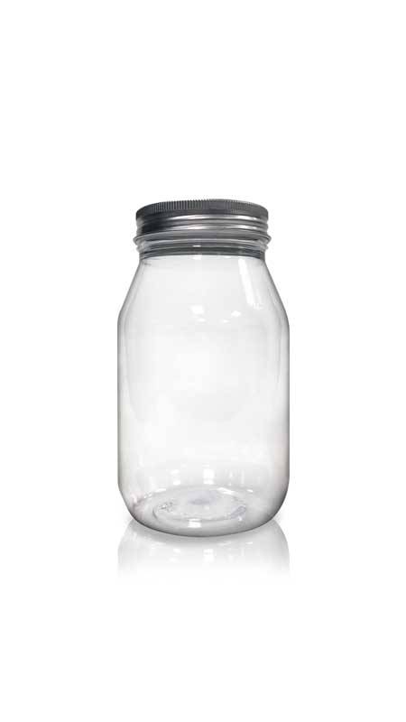 PET 63mm 590ml Round Jars (B590)