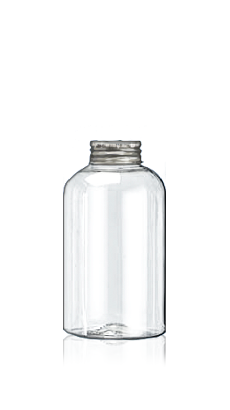 Butelki PET 32mm 325ml w kształcie butelki bostońskiej (32-63-300) - Butelka PET o pojemności 325 ml w kształcie okrągłej butelki na chłodzone opakowania herbaty z certyfikatami FSSC, HACCP, ISO22000, IMS, BV