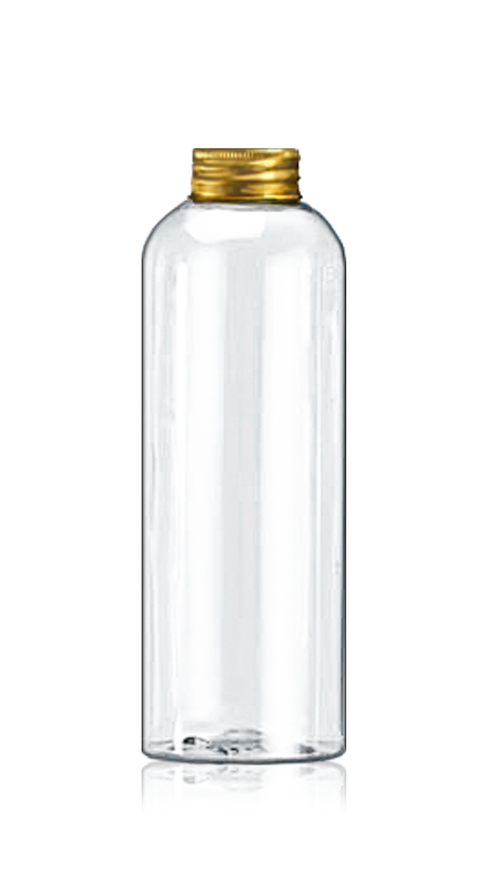 Bottiglie Boston PET da 525 ml con diametro di 32 mm (32-63-500) - Bottiglia tonda PET da 525 ml per confezionamento di tè freddo con certificazione FSSC, HACCP, ISO22000, IMS, BV
