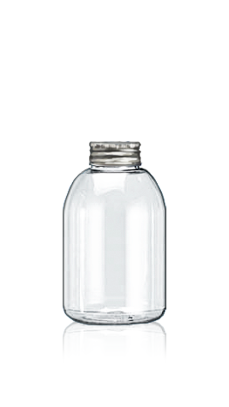 Botol PET 32mm 341ml Boston Round (32-70-330) - Botol PET bulat 341 ml untuk kemasan Teh dingin dengan Sertifikasi FSSC, HACCP, ISO22000, IMS, BV