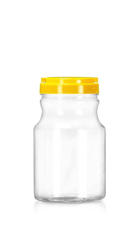 PET 89mm 1200ml Round jars (D1300) - 1400 ml PET Round Jar with Certification FSSC, HACCP, ISO22000, IMS, BV
