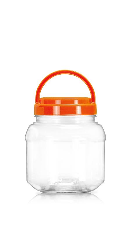 89mm PET 廣口罐 / 寬口罐 系列 (D1000F) - Pet-Plastic-Bottles-Round-D1000F