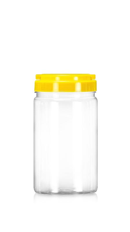 PET 89mm 1000ml Runde Gläser (D1009) - 1000 ml PET Rundglas mit Zertifizierung FSSC, HACCP, ISO22000, IMS, BV