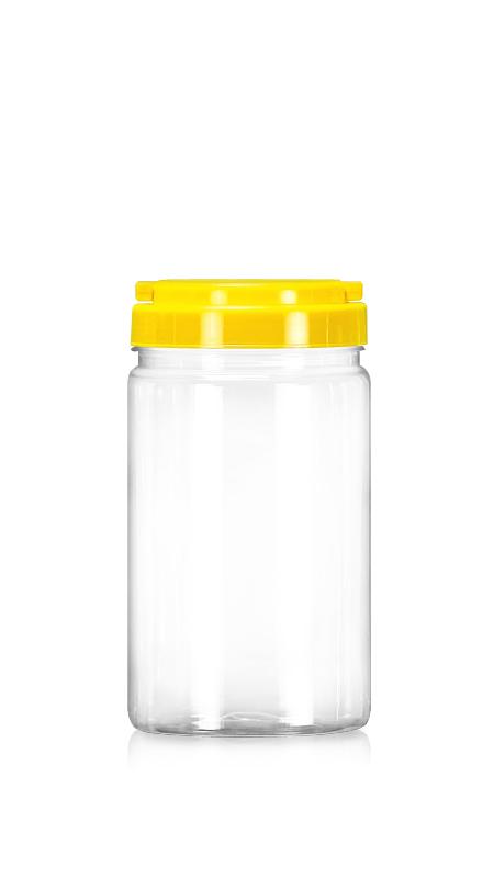 Słoiki okrągłe PET 89mm 1000ml (D1009)